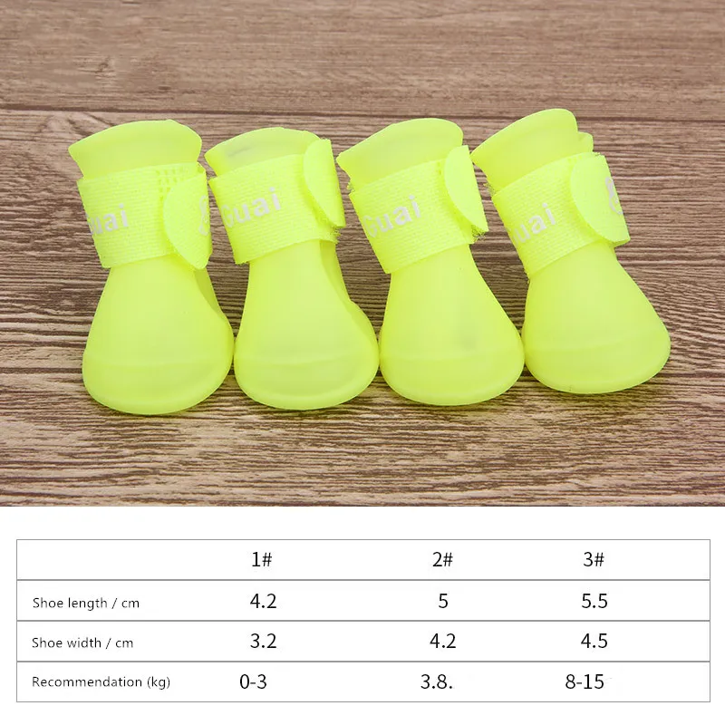 Pet shoes dog soft soled shoes - Yellow