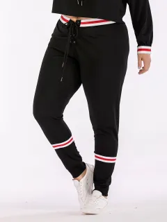 Women's pants with large size waistband - Photo Colour - View 1