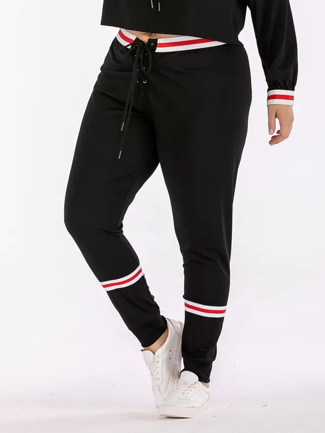 Women's pants with large size waistband Photo Color - Shop at LoveMi