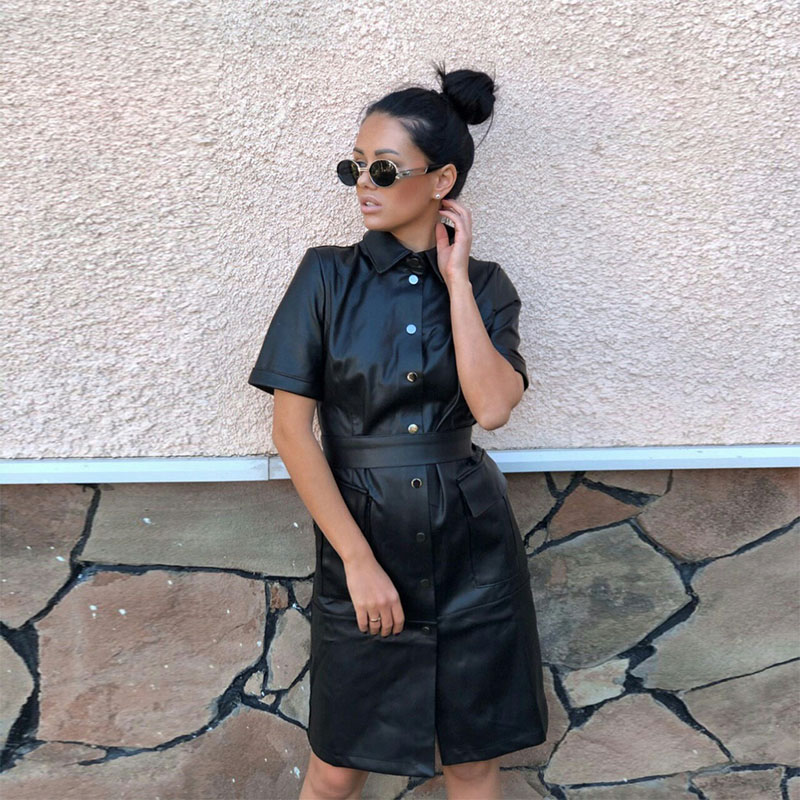 The new slim-fit short dress