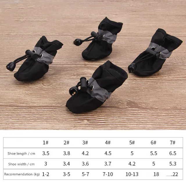Pet shoes dog soft soled shoes Black - Shop at LoveMi