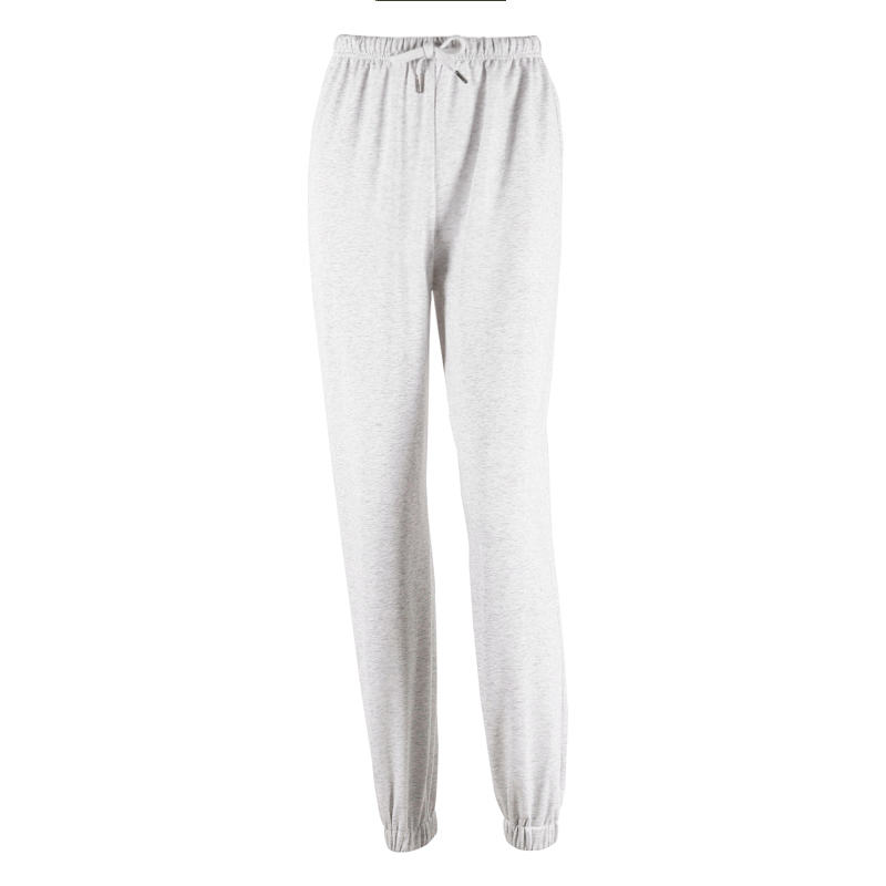 Student’s light gray cotton wild casual female pants