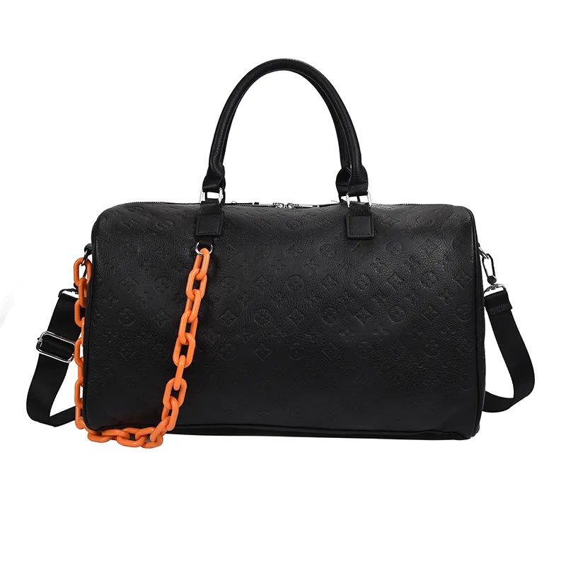 Sports short trip leisure messenger bag - Black