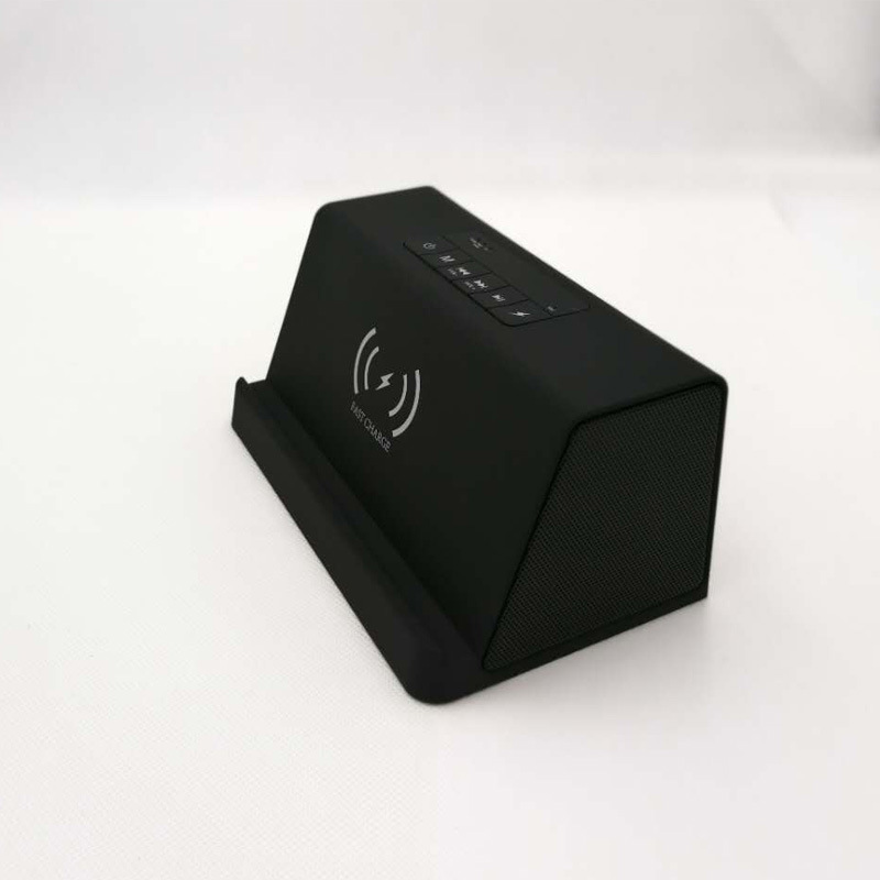 Wireless Phone Charger Bluetooth Speaker Desktop Phone Charging Station Dock