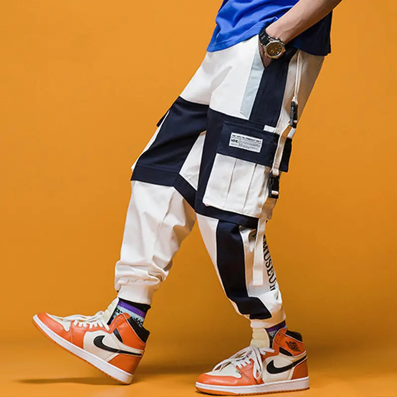 Autumn Overalls Men's Tide Brand Hip-hop Beam Pants