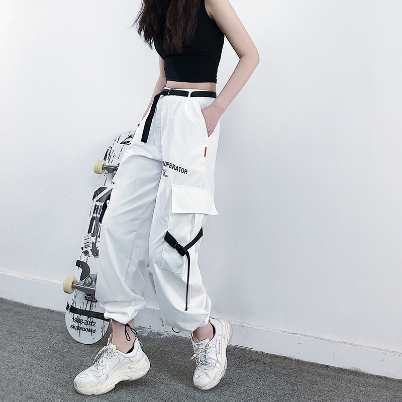 Women's overalls women's beam feet thin summer pants