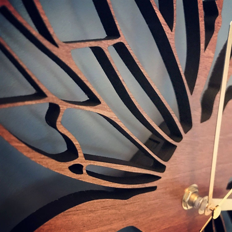 Horloge Murale Bambou Nature VEEBEE Horloge murale en bois Horloge Murale Bambou Nature VEEBEE