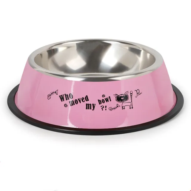 Stainless steel dog bowl Pink - Shop at LoveMi