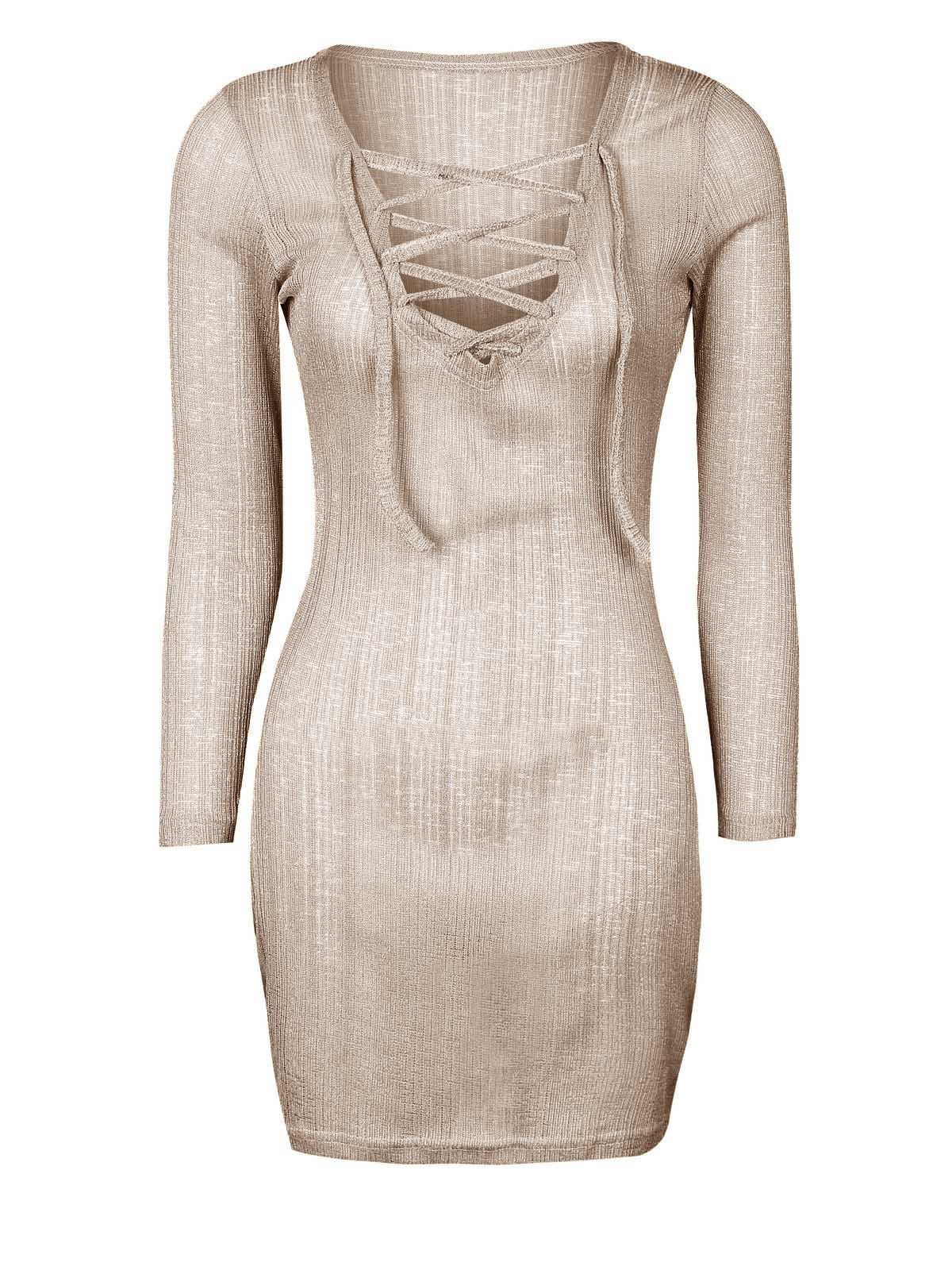 Perspective net dress