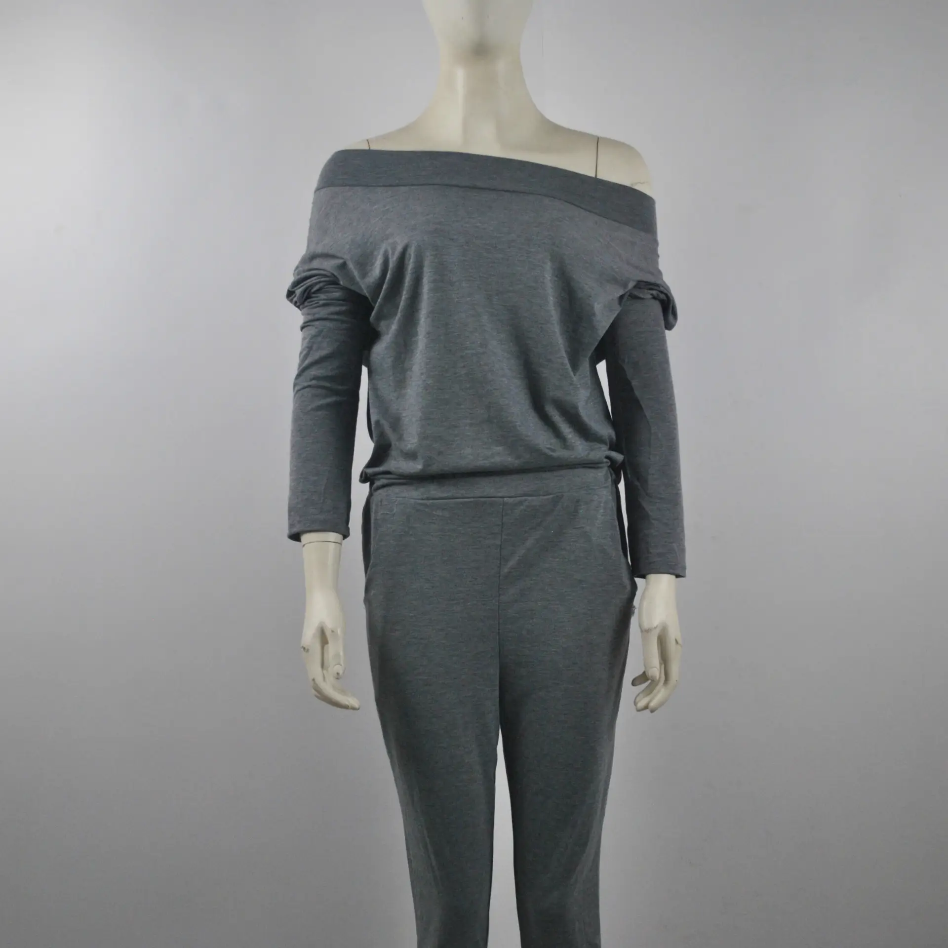 Casual long sleeve pencil pants pocket