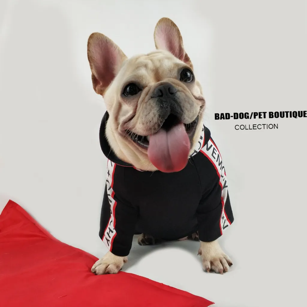 Spoof Autumn And Winter Sports Dog Clothes Spring Sweater - Black