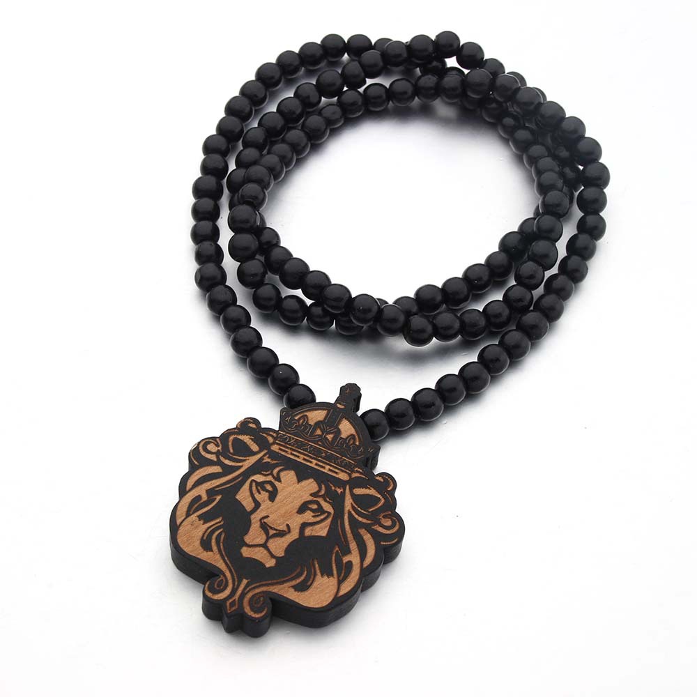 Lion King Wood Necklace