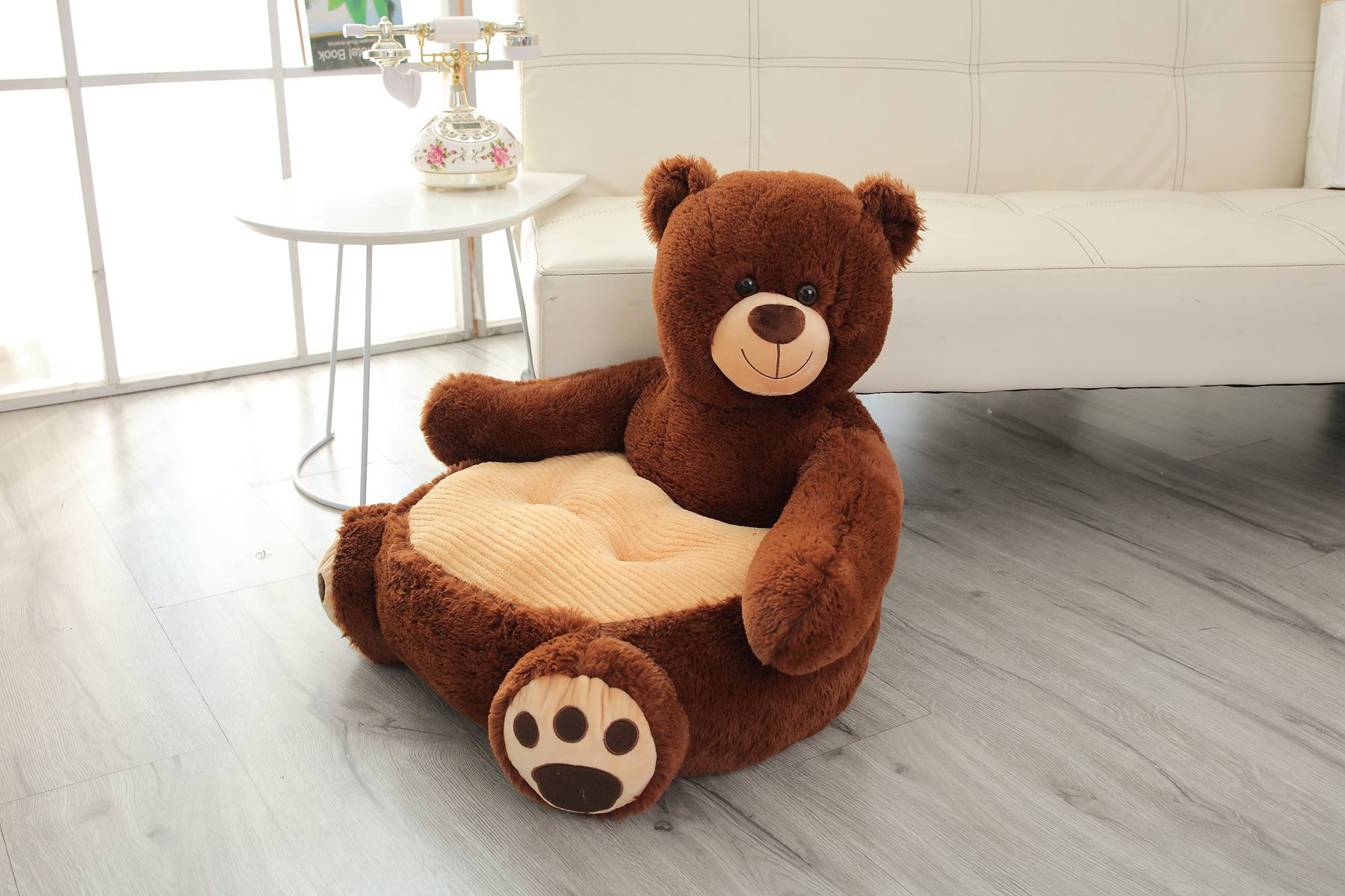 Brown bear sofa cover