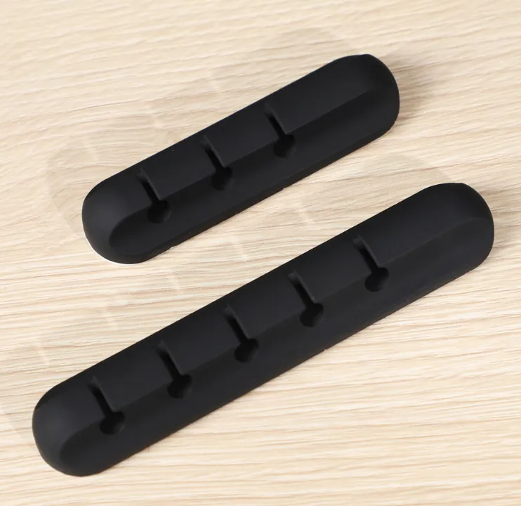 Silicone USB Cable Winder Desktop Cable Organizer Management Multipurpose Clips Cables Protector For Wired Headphones – image 8