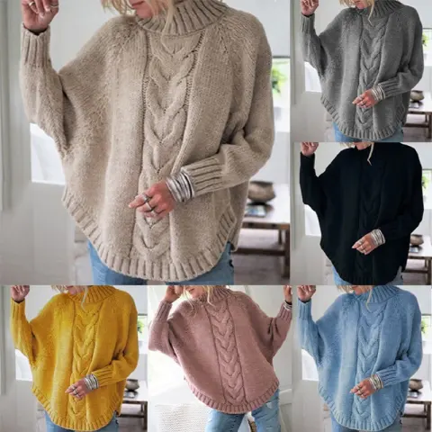 Pullover Sweater Women Loose