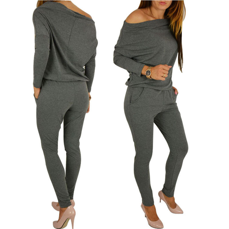 Casual long sleeve pencil pants pocket