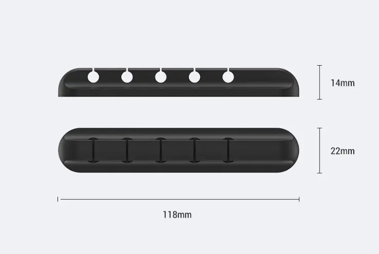 Silicone USB Cable Winder Desktop Organizer Management