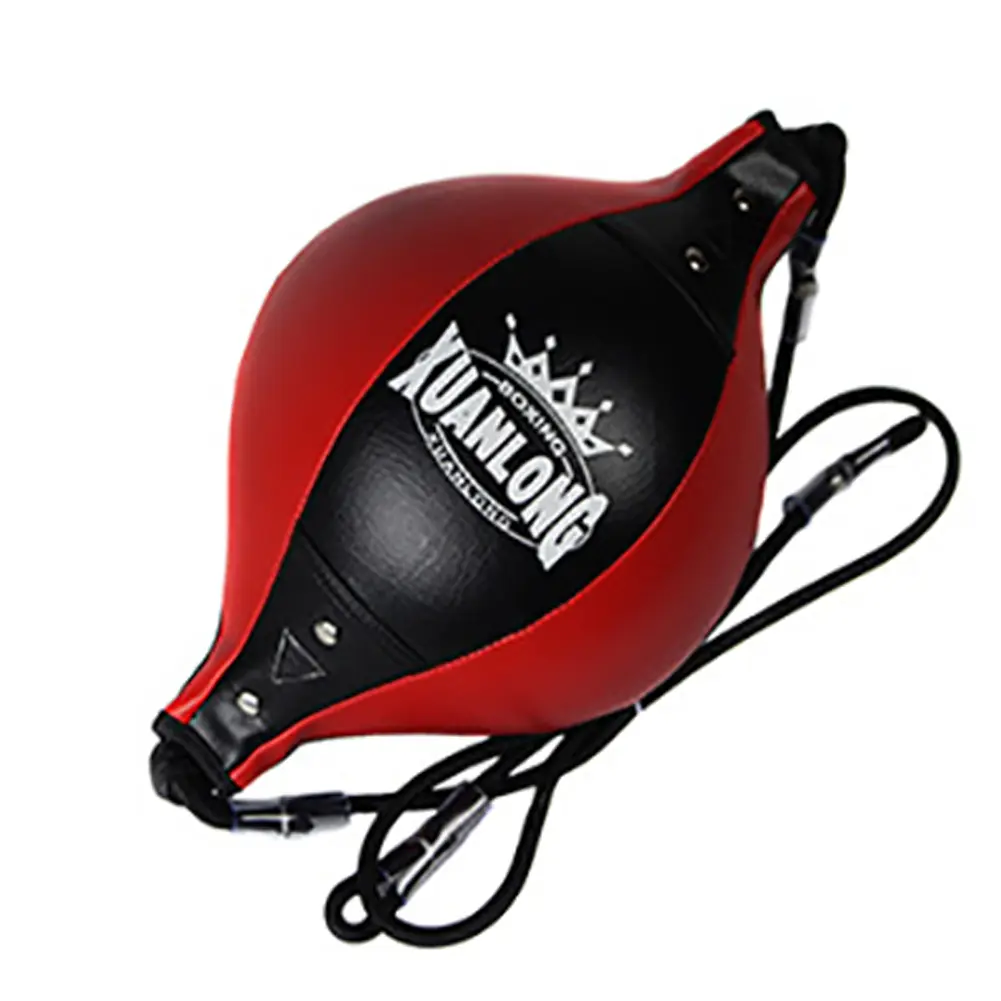 Boxing Speed Ball with Hanging Rope for MMA and Fitness Training — Blackred