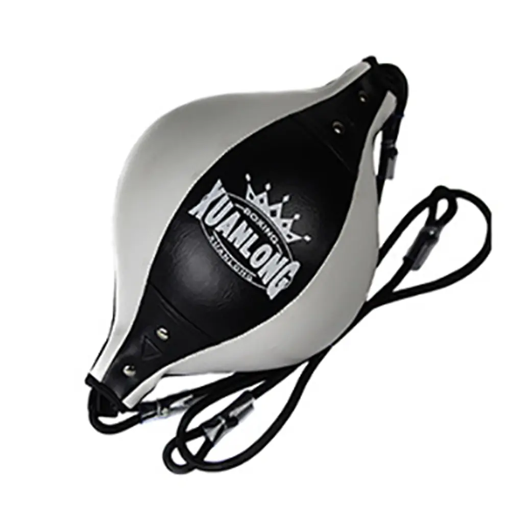 Boxing Speed Ball with Hanging Rope for MMA and Fitness Training — Blackwhite