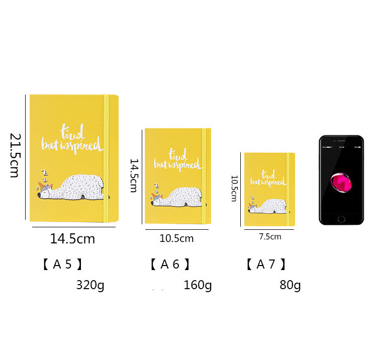 Creative alpaca cartoon notepad