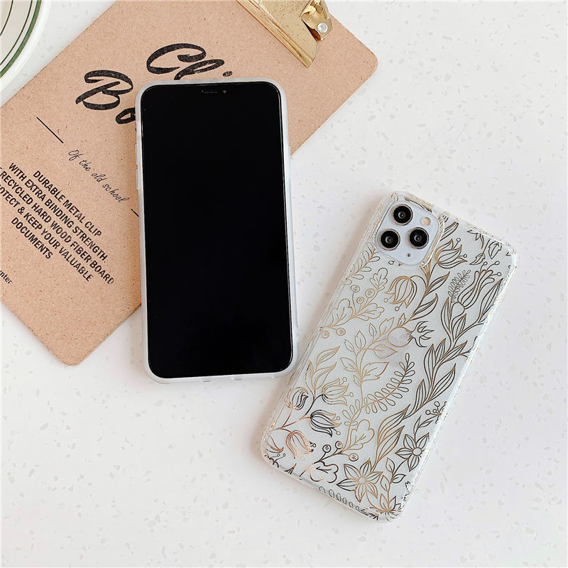 Leaf flower phone case