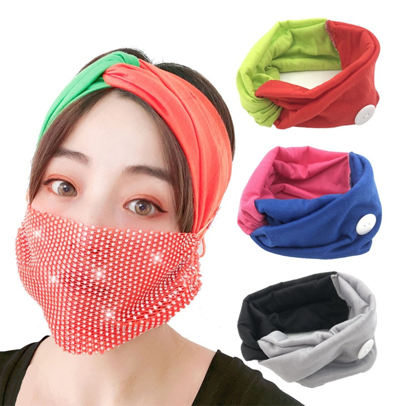 Fabric cross color hair band