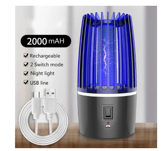 USB Rechargeable moustique tueur lampe – image 2