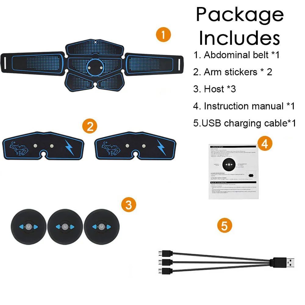 Abdominal muscle training with EMS fitness equipment – image 3