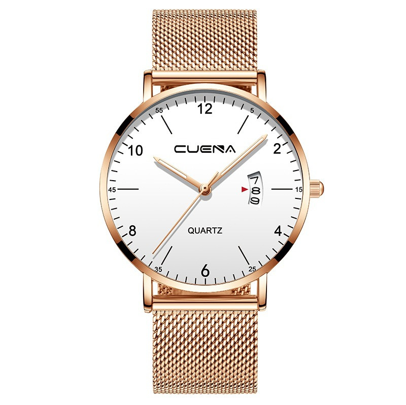 Rose gold white