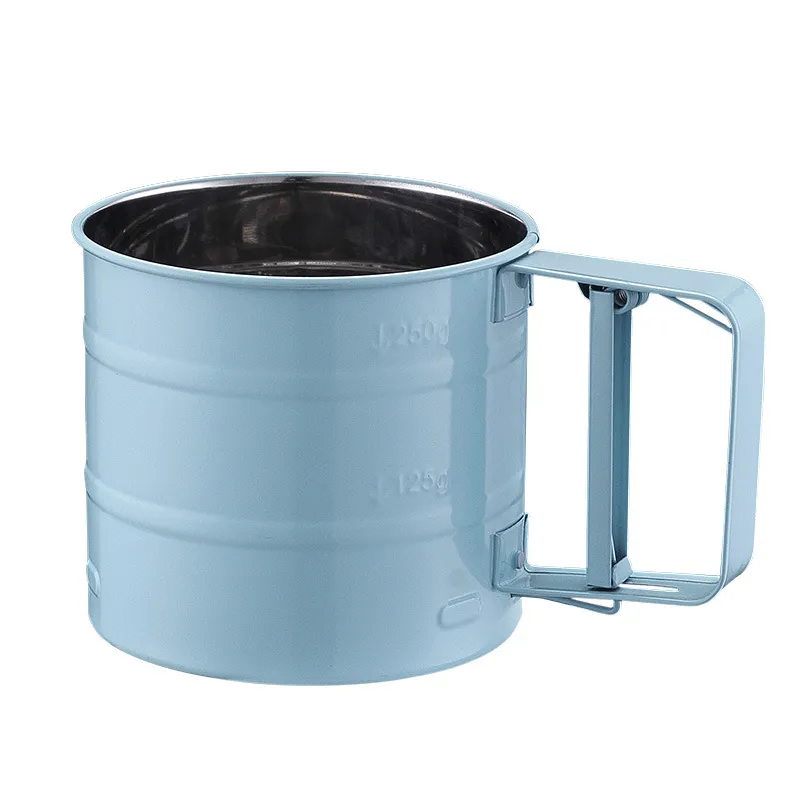 Hand flour sieve - Blue