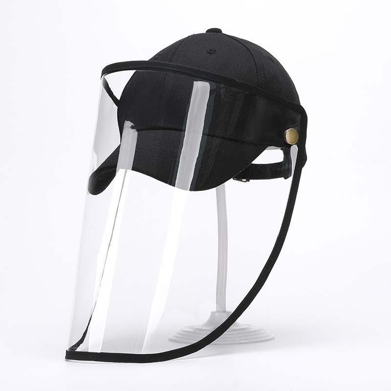 Removable mask baseball cap