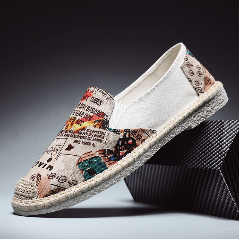 Men's Casual British Old Beijing Canvas Shoes