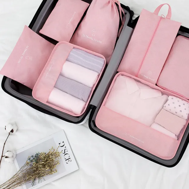 /set travel bag Storage bag Pink - Shop at LoveMi