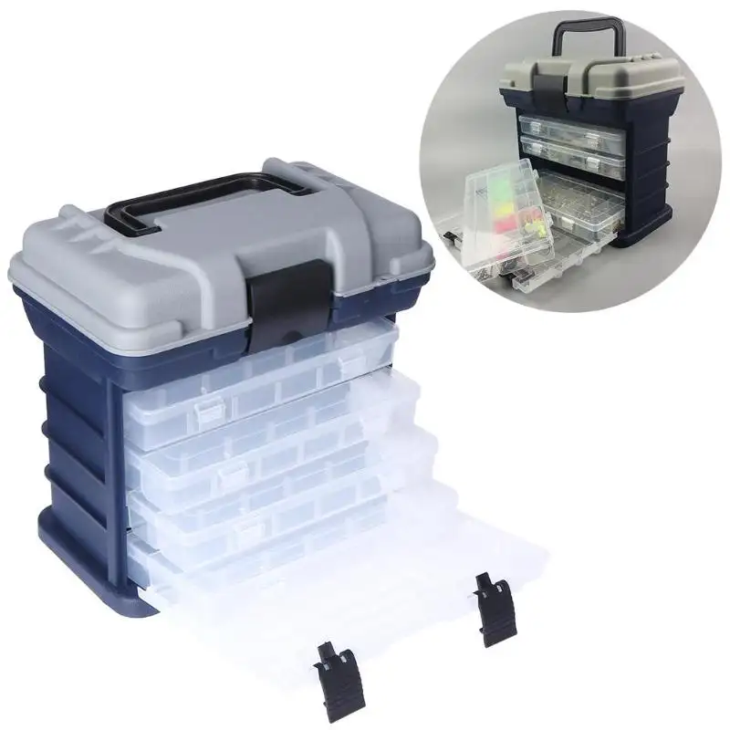 Multifunctional portable lure box rock fishing