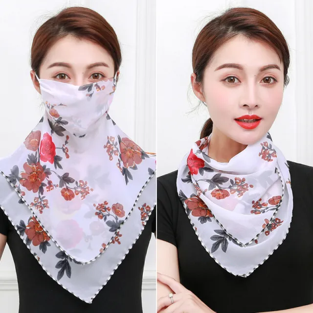 Women's sunscreen scarves Peony - Shop at LoveMi