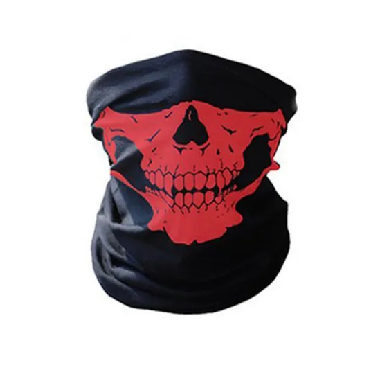 Full Face Motorcycle Face Shield winter Balaclava Face Mask Red - Shop at LoveMi