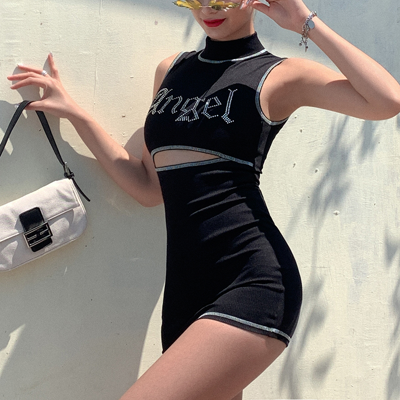 Women's round neck sleeveless dress