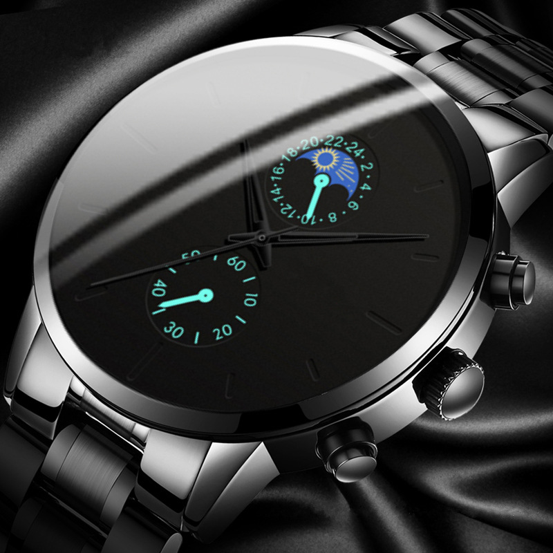 Fashion stainless steel watch with quartz