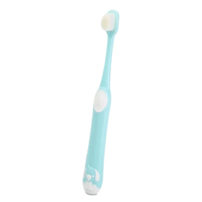 Environmental protection children's soft fiber nano brush - Blue