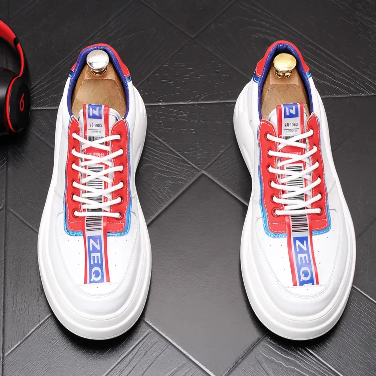 Platform casual men's shoes
