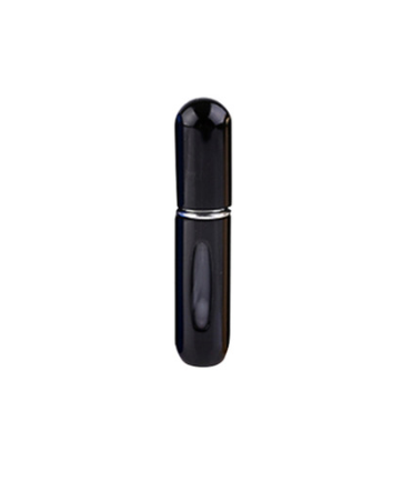 Mini Portable Refillable Perfume Bottle Refill Spray Cosmetic Container Atomizer Wholesale For Travel Black 5ml