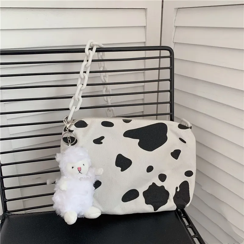 Girls cow print canvas bag - 2Style