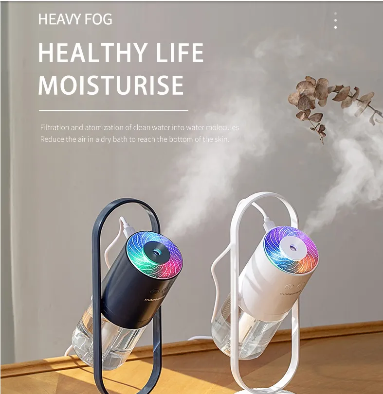 Magic Shadow USB Air Humidifier For Home With Projection Night Lights Ultrasonic Car Mist Maker Mini Office Air Purifier – image 5