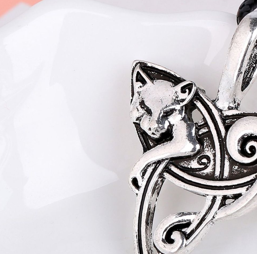 Fox talisman pendant