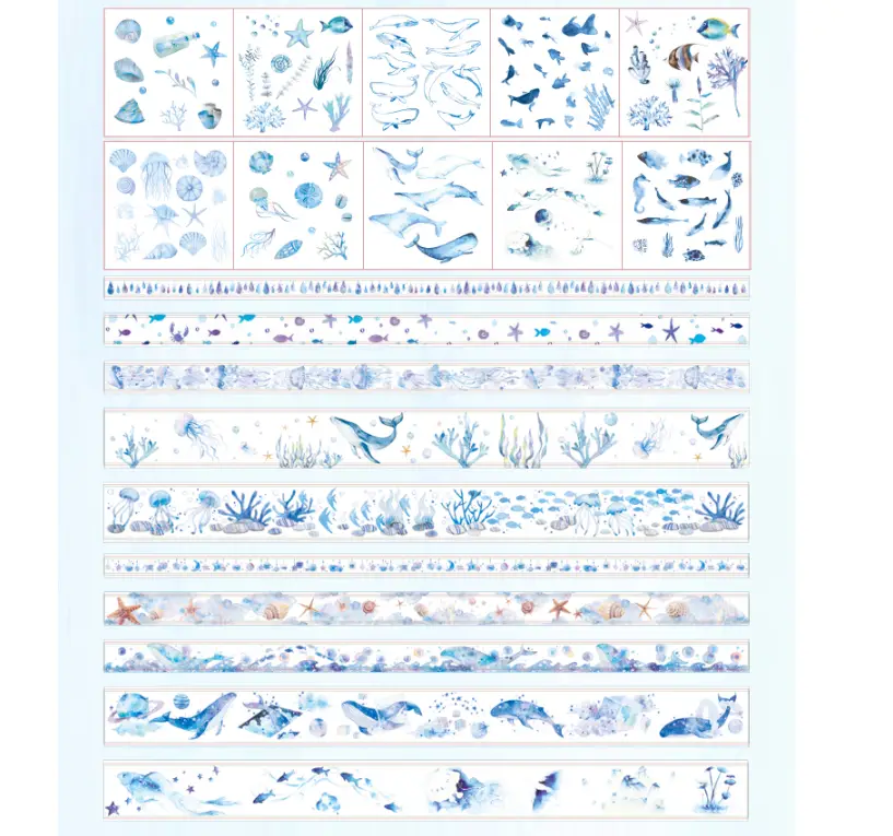 Colorful printed hand curtain