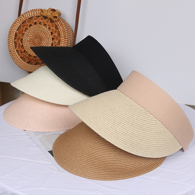 Beach hat straw hat sunscreen sun hat cool hat
