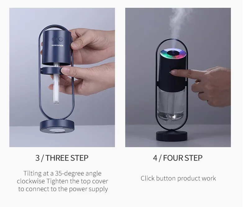 Magic Shadow USB Air Humidifier For Home With Projection Night Lights Ultrasonic Car Mist Maker Mini Office Air Purifier – image 8