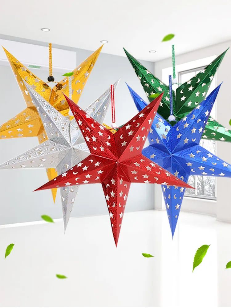 Christmas star ornaments – image 4