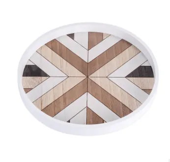 Textured Serving Tray - Circle