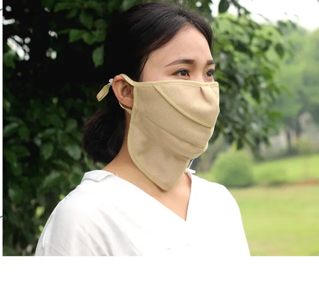 Sunscreen neck mask Beige - Shop at LoveMi